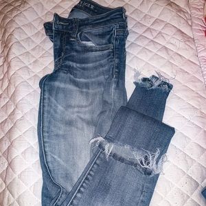 American Eagle super low rise jeggings